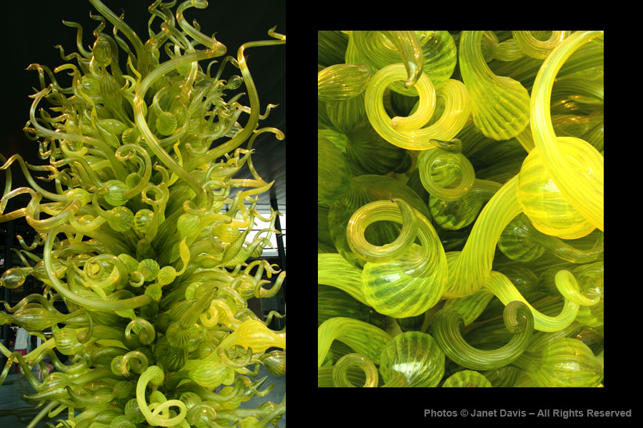 Fern Green Tower by Chihuly