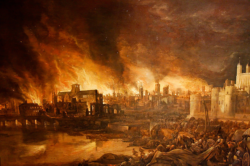 The Great Fire of London - 1666