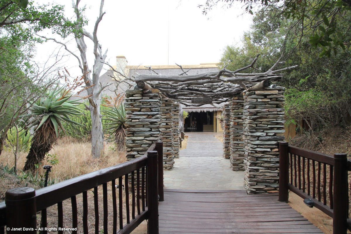 Entrance to Kapama River Lodge
