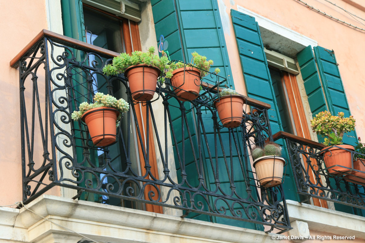 Flowerpots on Murano