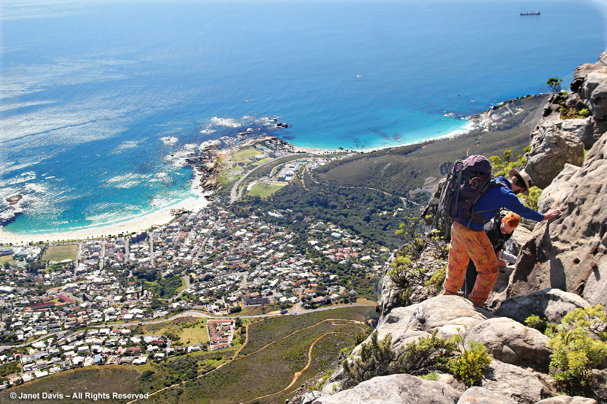 Hikers on Table Mountain