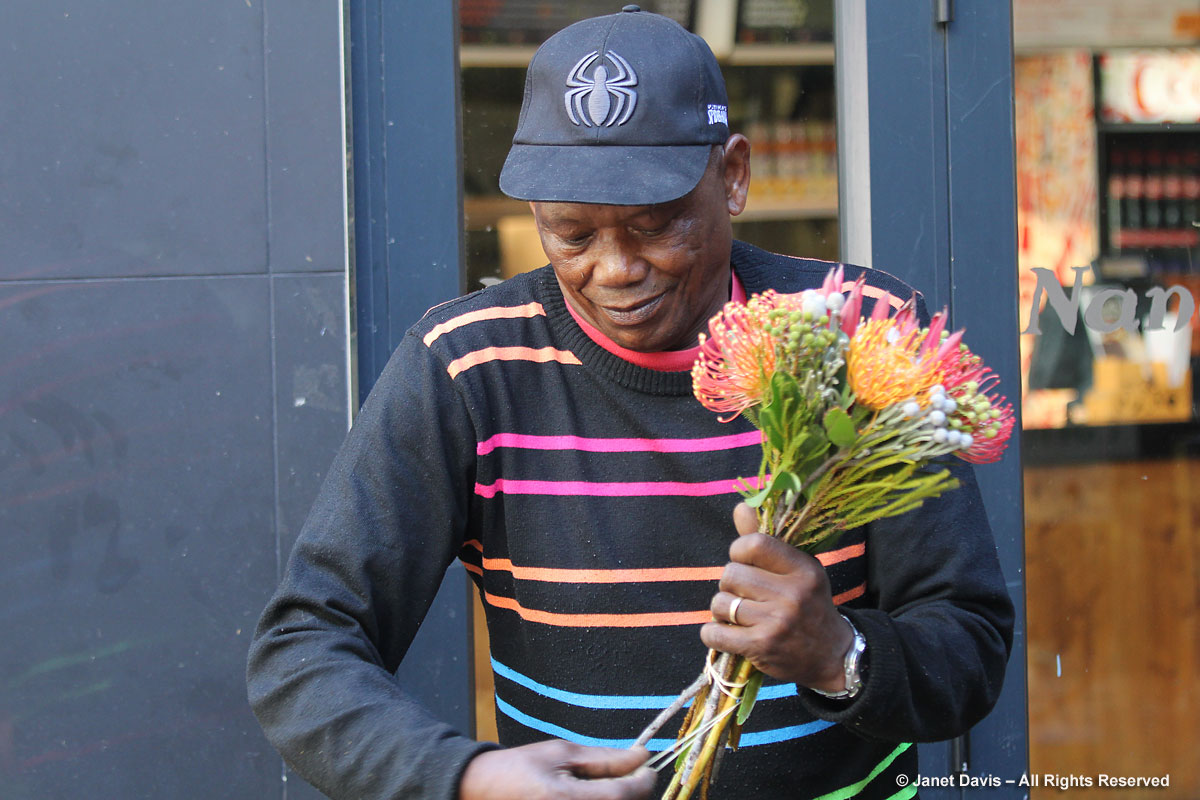 Flower Seller-Adderley Street Flower Market-Cape Town
