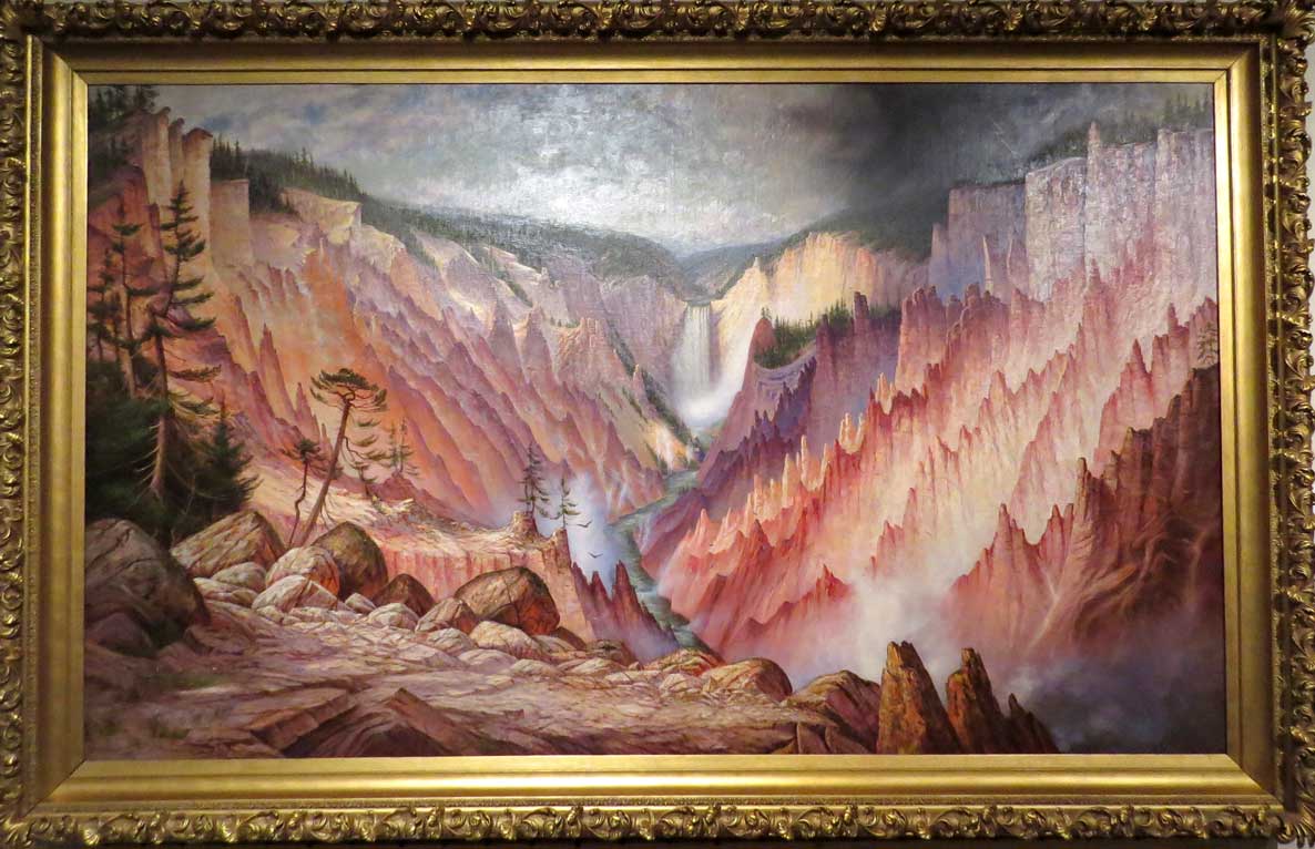 James Everett Stuart-Great Falls and Canyon of the Yellowstone