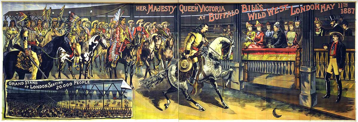 Queen Victoria & Buffalo Bill's Wild West-1887 Jubilee