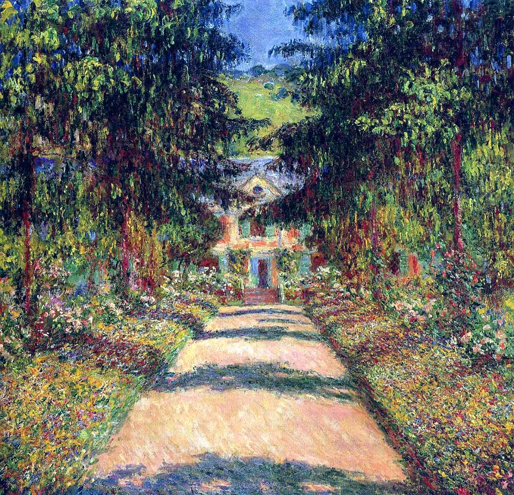 Claude Monet - Pathway In Monet's Garden At Giverny - 1900