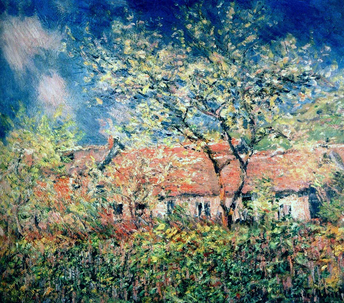 Claude Monet - Springtime at Giverny-1886