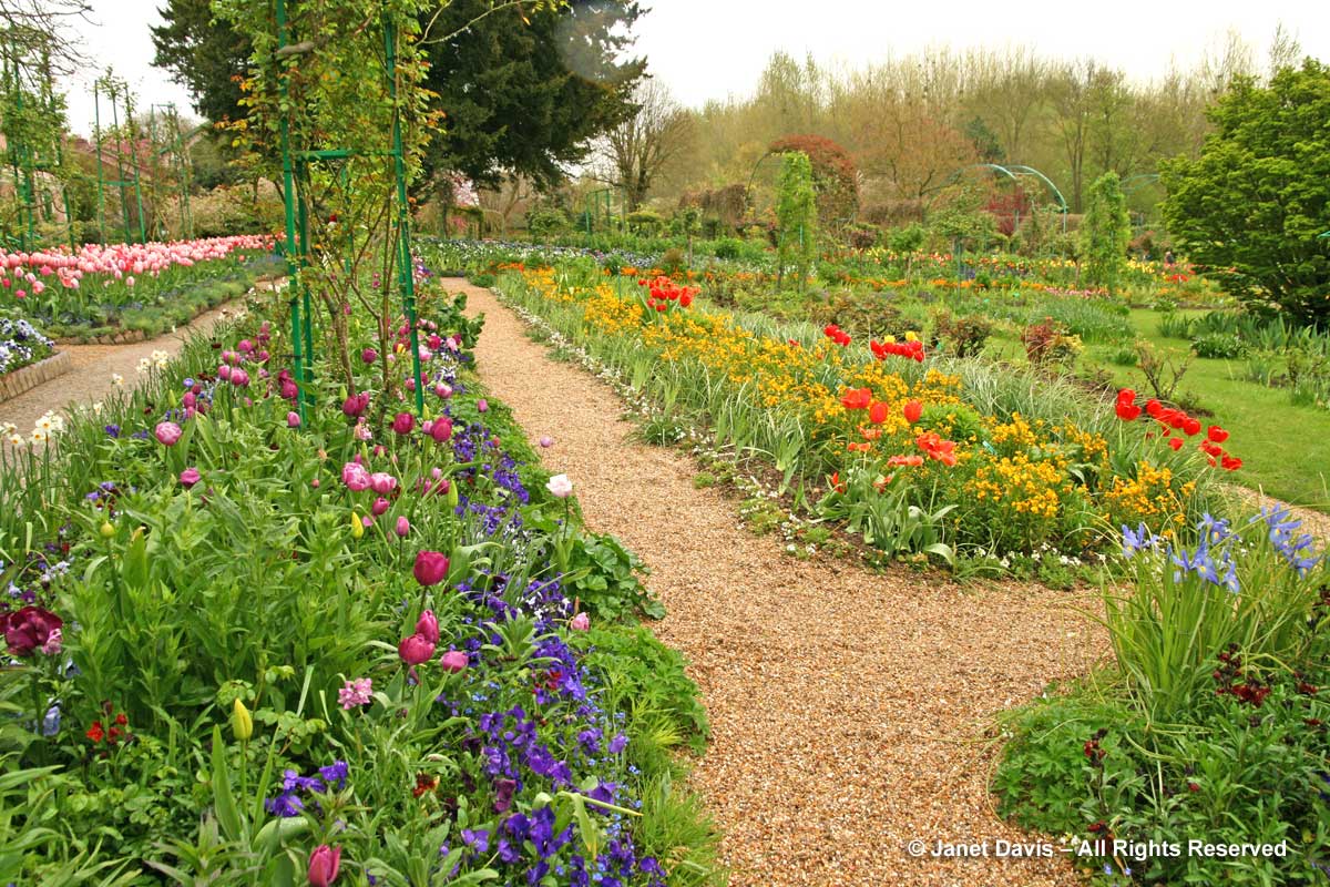 Giverny-Monet's Garden-Clos Normand-colour beds-spring