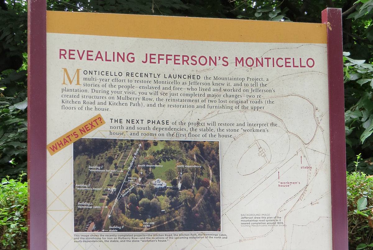 Interpretive Sign-Mountaintop Project-Monticello