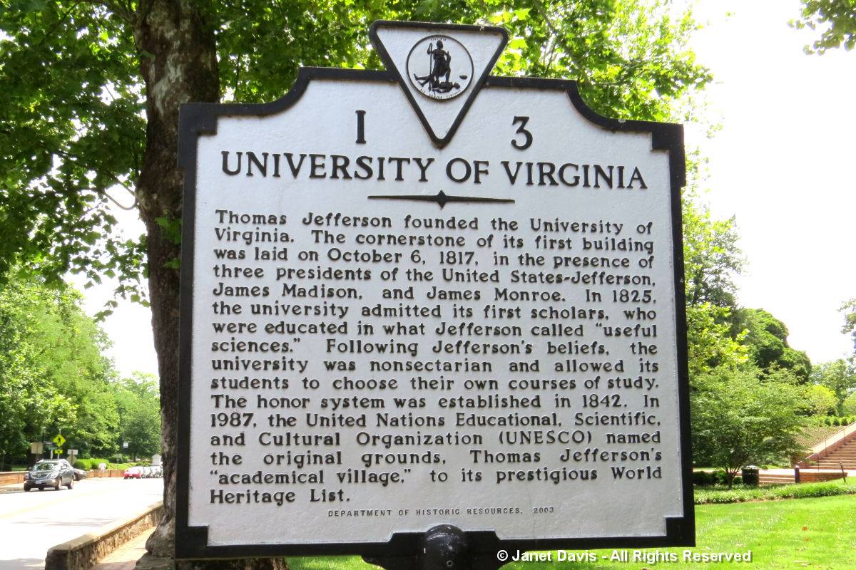 UVA-historic sign