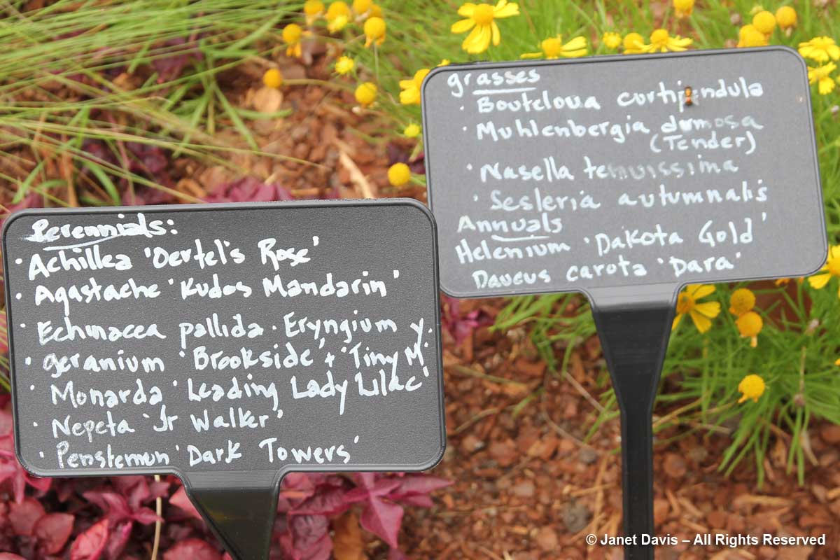 Plant labels-Ripley Garden