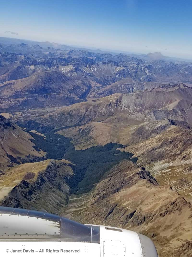 Southern Alps-Aerial View-near Queenstown