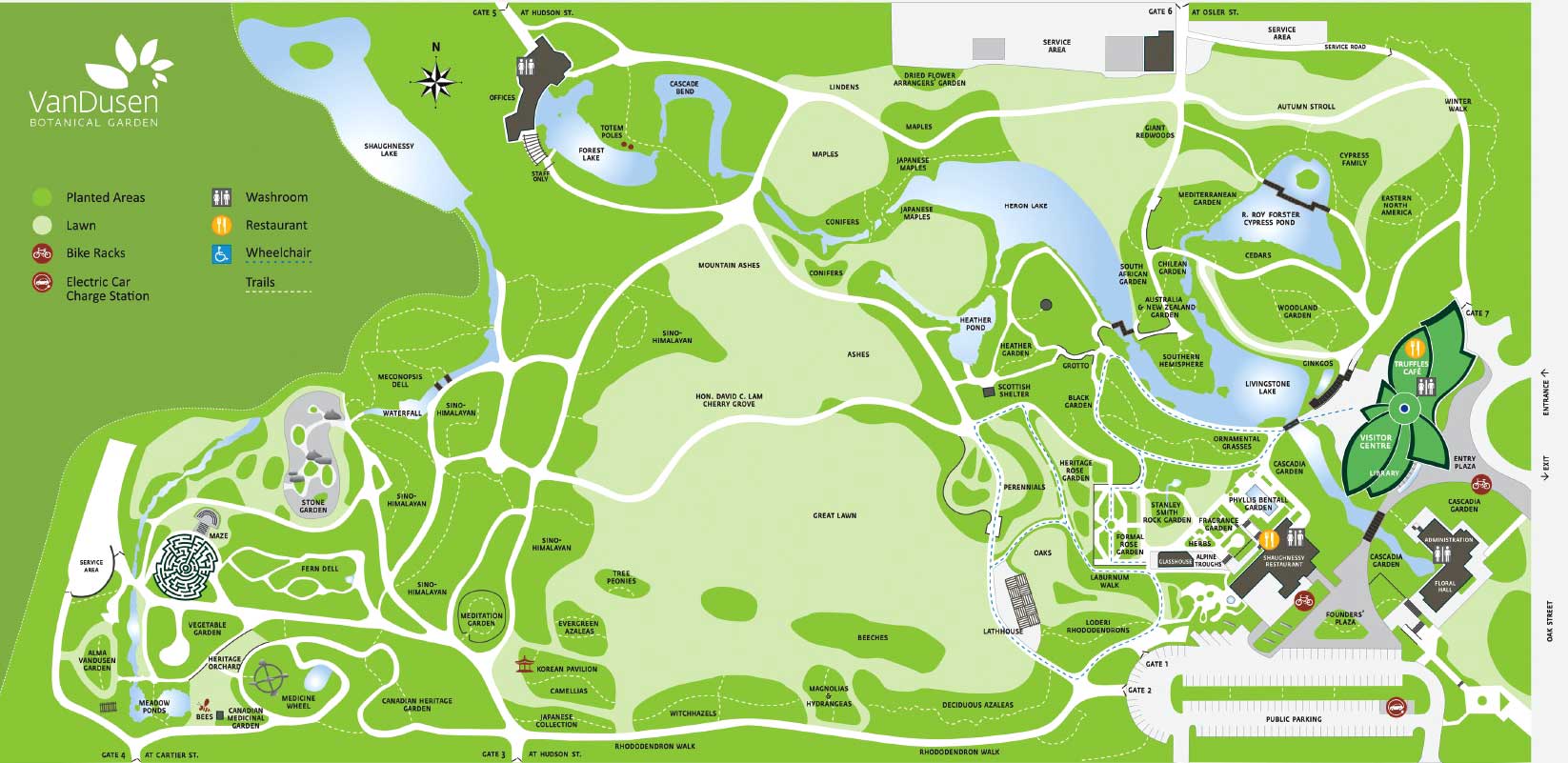 00-VanDusen Botanical Garden-map | Janet Davis Explores Colour